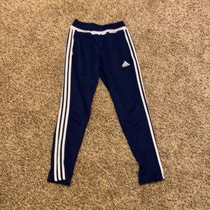 Blue adidas pants